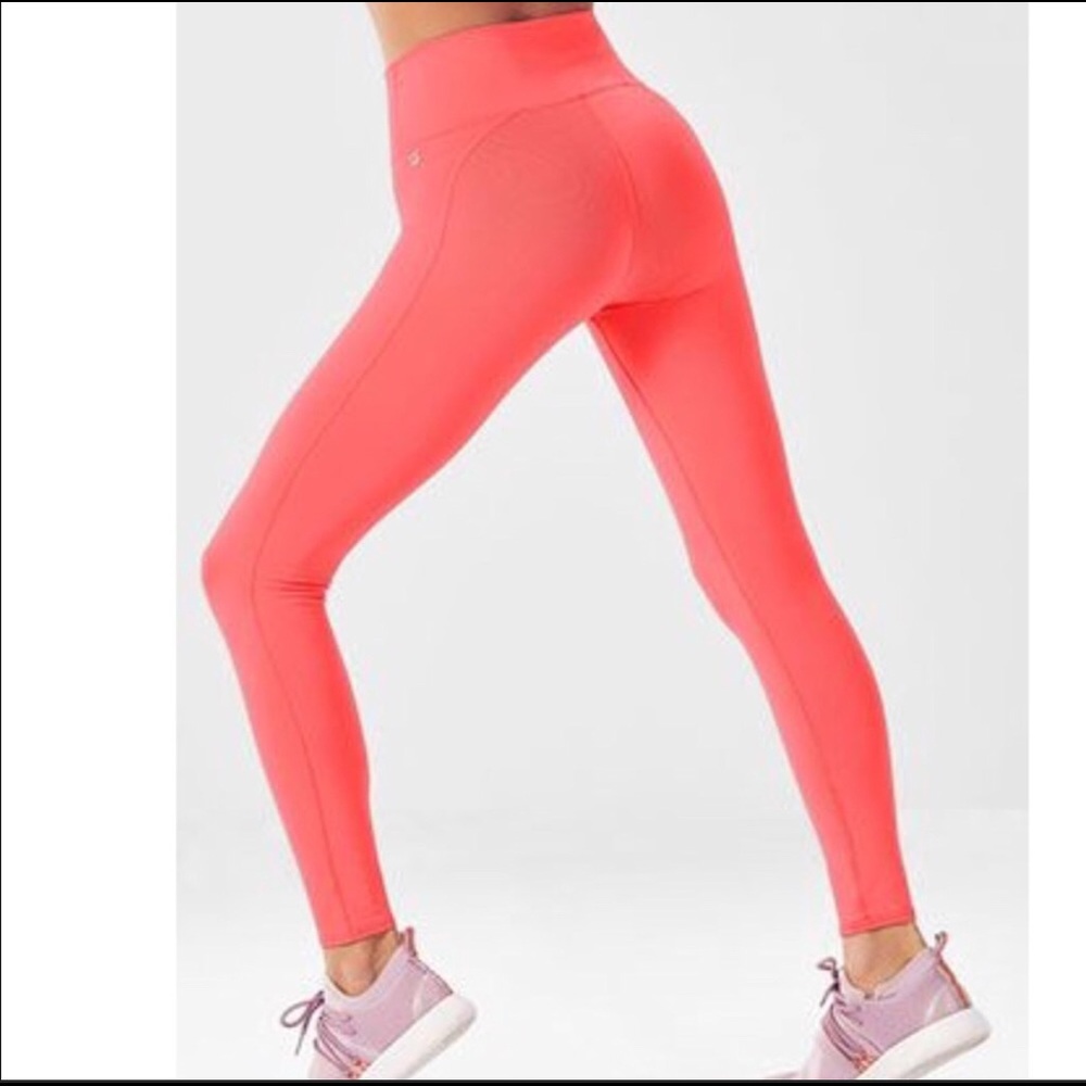 Fablectics Hot Pink high waist 7/8 leggings
